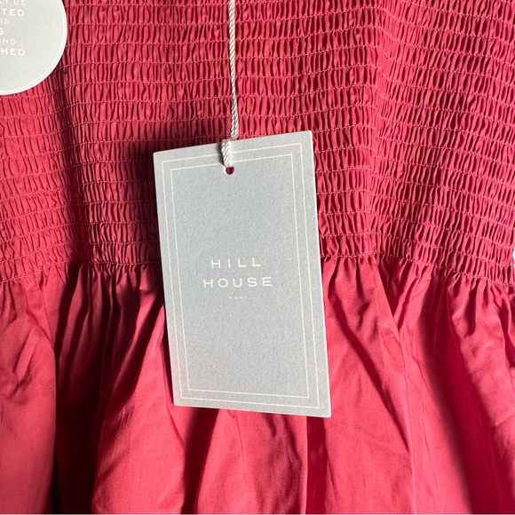 Hill House The Elizabeth Nap Dress Lipstick Pink NEW - Picture 5 of 8